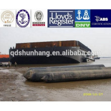 High-pressure marine boat airbag for launching barge